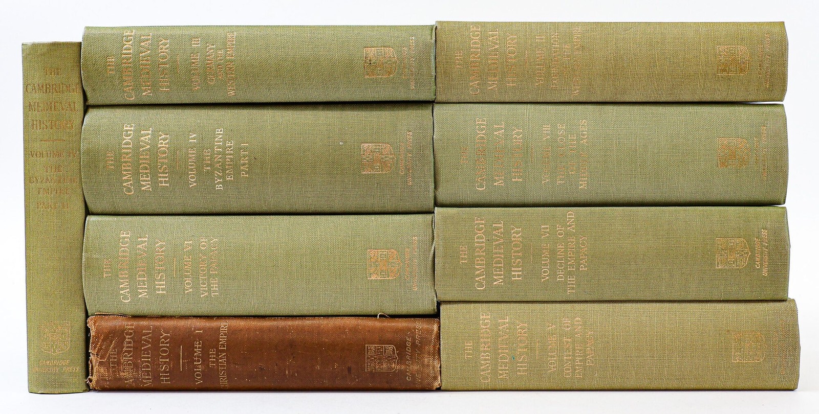 J B Bury, Authors / CAMBRIDGE MEDIEVAL HISTORY 8 Books in 9 Volumes Complete 1st