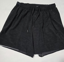 Lululemon Women’s Black Running Shorts Size M Athletic Lightweight Drawstring...