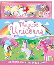 Magnetic Play & Learn: Magical Unicorns Book The Fast Free Shipping