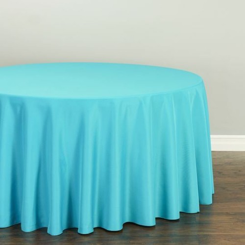 1 or 10 pcs LinenTablecloth 108 in. Round Polyester Tablecloth Party Wedding - Picture 37 of 51