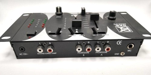 DAK 2800-PC Stereo Phono/Line Preamp Cross Fade DJ Mixer no Power cord - Picture 3 of 3