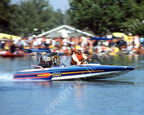 DRAG RACING SCHLEPPBOOT FOTO GEBLASEN ALKOHOL FLACH MEIN BOOT SONNY JONES 1981 - Bild 1 von 1