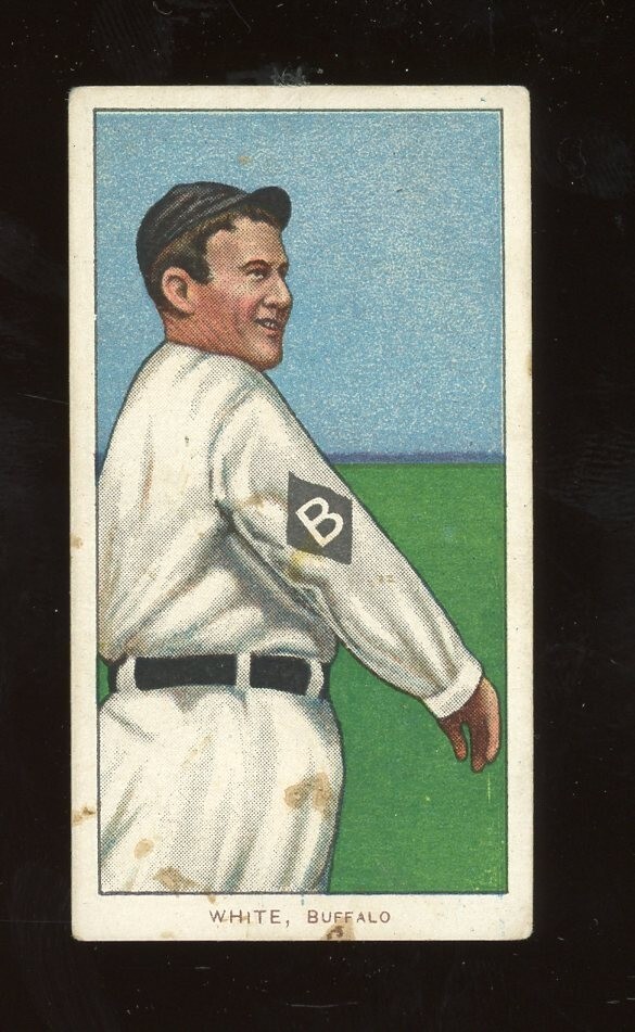 1909 T206 Baseball #507 Jack White (Buffalo) Polar Bear VG *e1