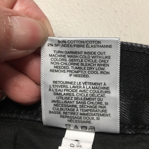 Express Classic Straight Jeans Mens 32x34 (Actual 32x32) Black Denim Zip Fly Mid - Picture 14 of 18
