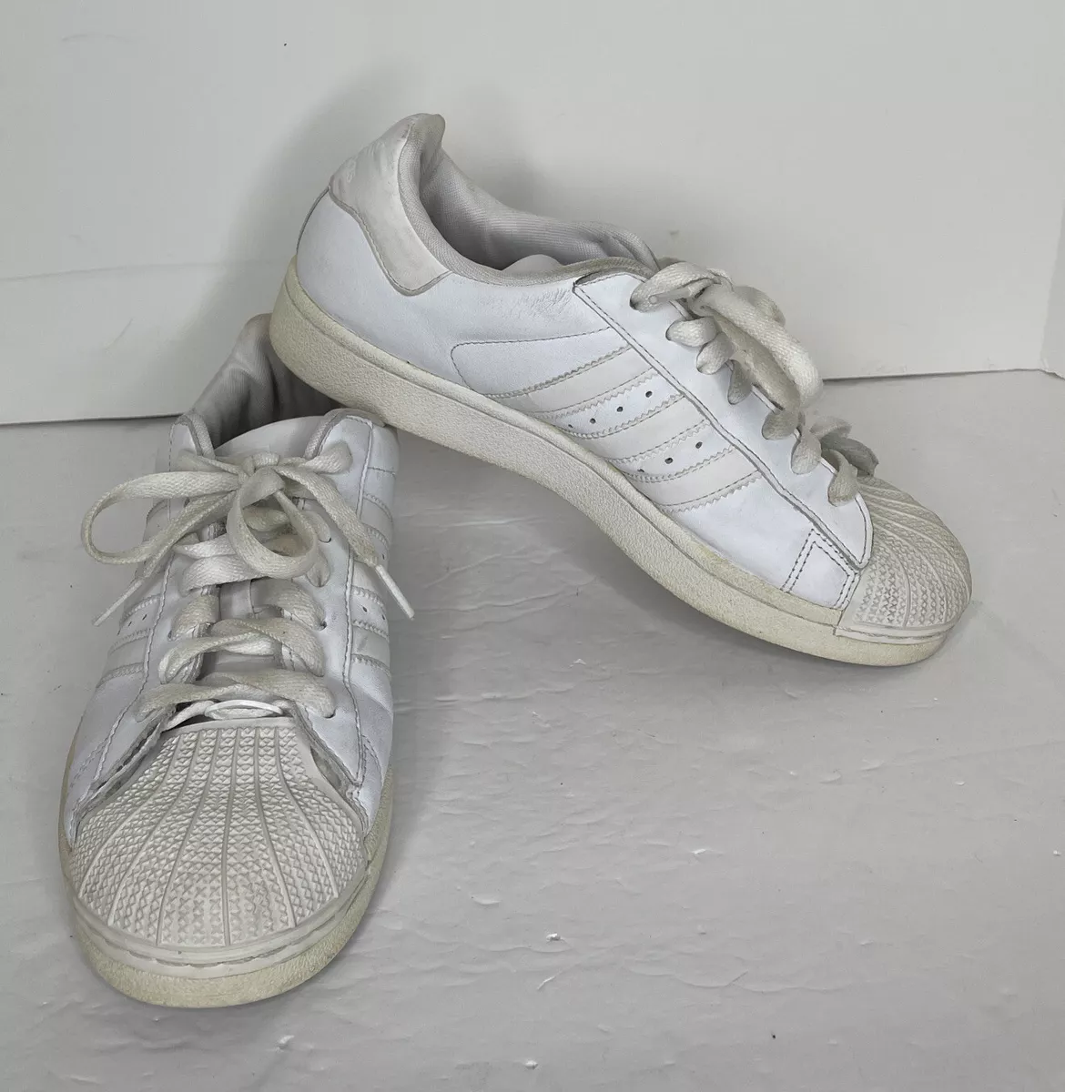 Adidas SUPERSTAR 2 womens Size 8 901919 wht wht wht Tennis Shoe Shell