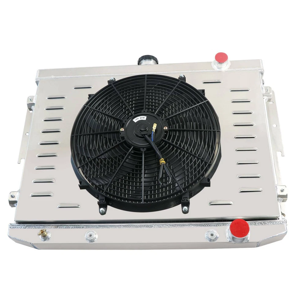 3Row Radiator+Shroud Fan Fit 1973~76 1974 Dodge Coronet / 1975~78 Plymouth Fury - Изображение 4 из 4