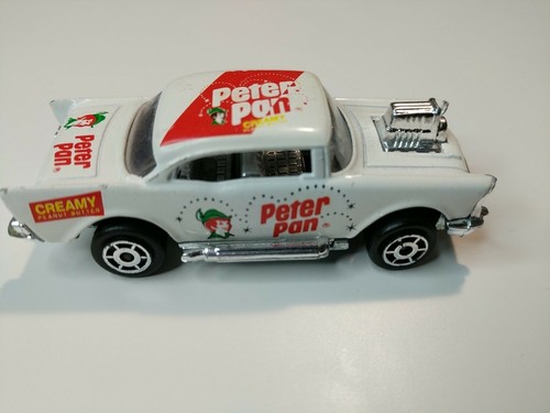 Vintage Majorette Chevy '57 Peter pan - White 1:64 Diecast - Picture 3 of 6