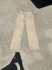 Vintage Tom Hilfiger Sz 4 Women's 100  Leather Pants Lined Pockets Zipper