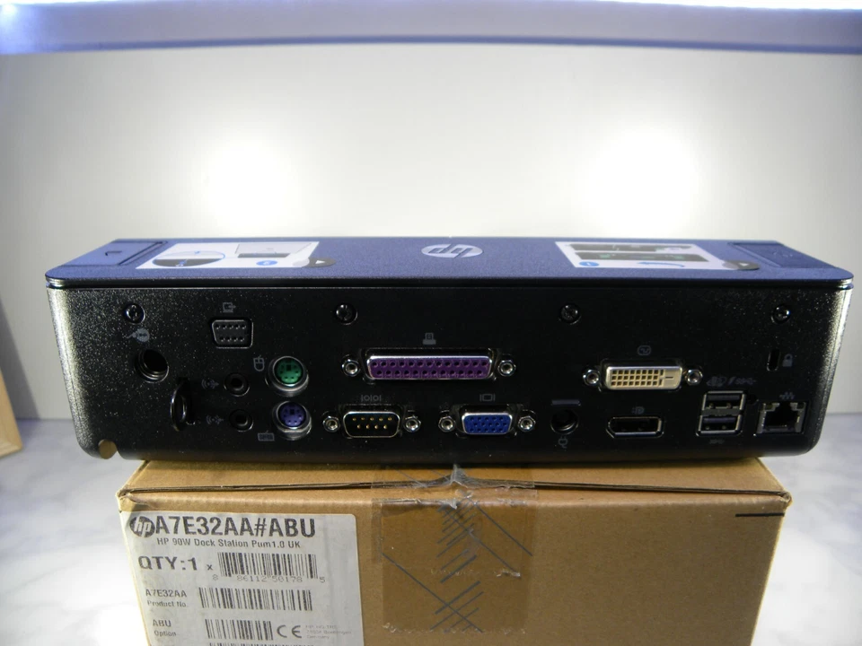 HP HSTNN-I11X DOCKING STATION PORT REPLICATOR LAPTOP DOCK ELITE BOOK UK #SHELF15 - Image 2 of 3