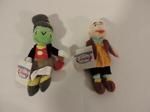 The Disney Store Pinocchio Geppetto Mini Bean Bag-Beanie