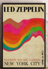 Vintage Led Zeppelin Madison Square Garden Rock Band Retro Home Art Decor Poster