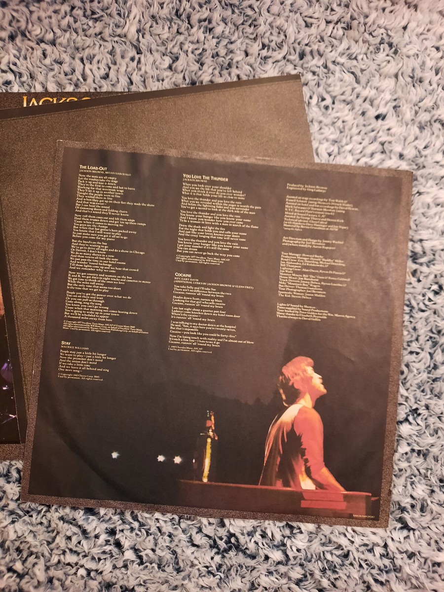 Jackson Browne: Running on Empty. 1977 Vinyl Record Album LP Jackson Browne: Running on Empty. 1977 Vinyl Record Album LP