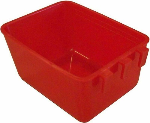 Cage Cups 20-pk Gray 1 Pint / 16 fl oz Hanging Feed & Water Cups Chicken Poultry - Picture 4 of 5