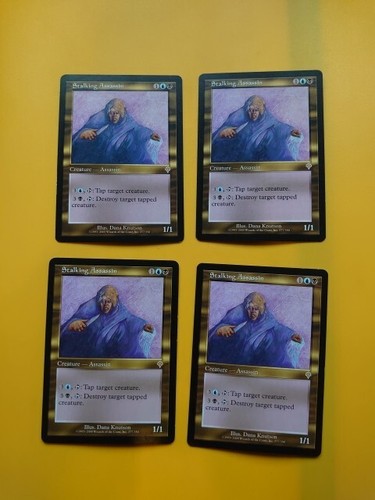 Stalking Assassin x4. RAre Invasion playset Magic the Gathering Card. - Picture 2 of 2
