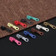 1Pcs 11Colors Zinc Alloy Zipper Sliders For Zipper Puller Head Zip Repair Bags