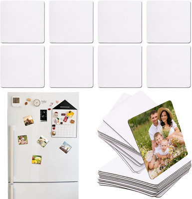 16er Set Sublimations-Kühlschrankmagnete: DIY Blanko Deko für den Kühlschrank