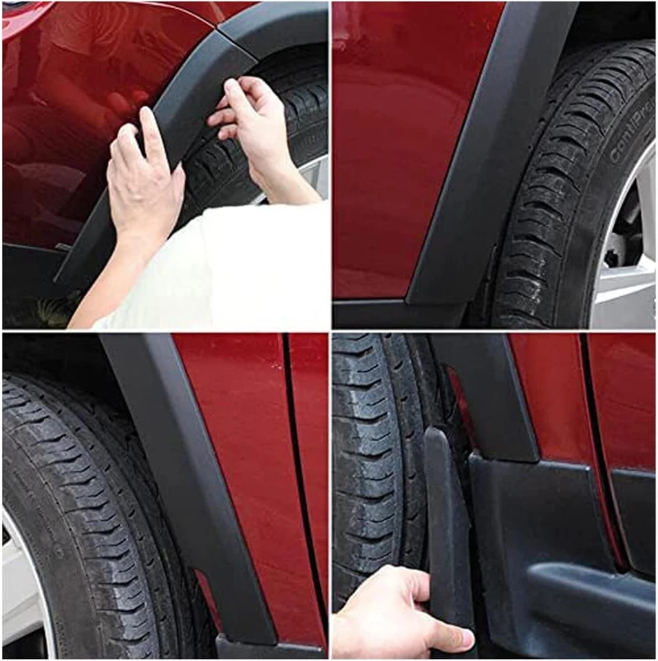 10Pcs/Set Front & Rear Wheels Fender Flares Cover Fit For 2011-2018 Jeep Compass — 第 4/4 张图片