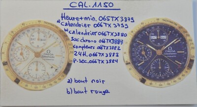 Omega Speedmaster Zeiger 3322.80.00 3323.30.00 3723.30.32 Varianten