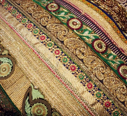 24 Zoll Handarbeit Patchwork Perlen bestickt Überwurf Wohnzimmer Kissen Kissenbezug - Bild 6 von 8