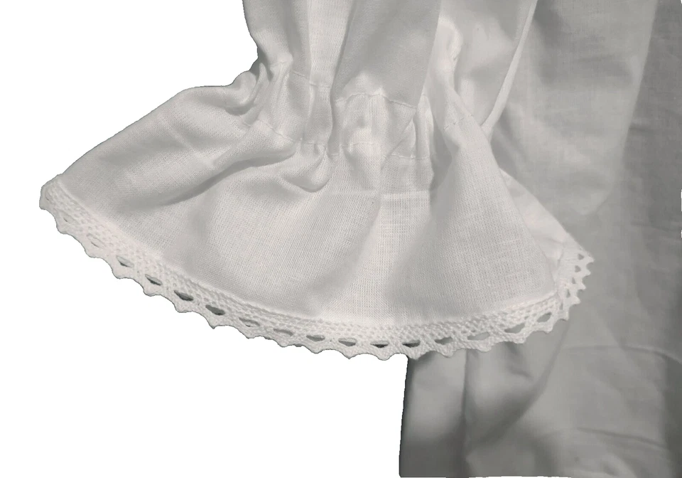 Camisón manga larga/corta Chemise medieval RenFaire Wiccan SCA LARP S-4X Foto 3 de 4