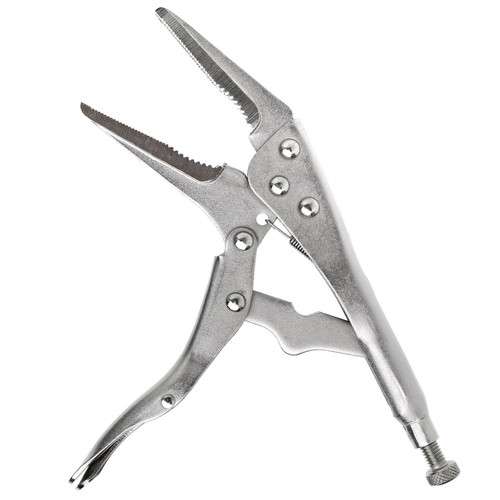 HUAQI 9" Long Nose Mole Grip Locking Vice Grip Pliers Self Locking