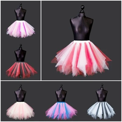 LAFAIRY Fasching asymmetrische Rock Tütü Tüllrock Ballettrock Tanzrock große Größe 2026