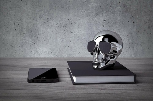 ALTAVOZ INALAMBRICO PORTATIL BLUETOOTH ESTEREO ALTAVOCES PARA MOVIL MP3 CALAVERA - Imagen 5 de 14