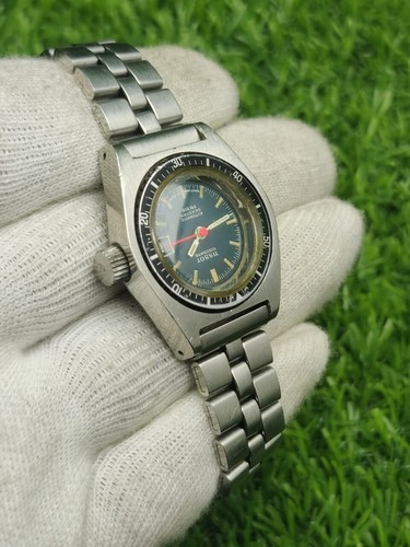 Tissot Visodate Seastar PR 516 Automatic Silver Vintage Women Watch Rare - Picture 11 of 18