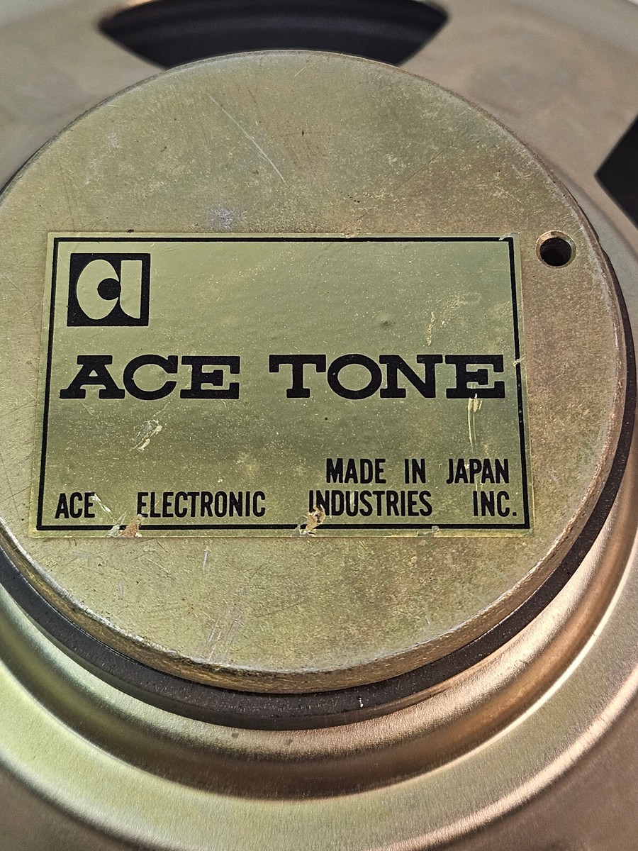Vintage ACE TONE 12'' Speaker 8 Ohms for Drum Box/Organ