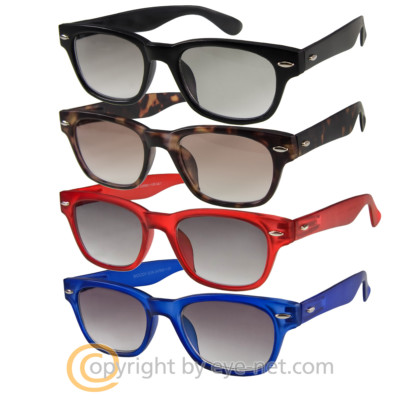 WOODY SUN - Nerd Retro Sun -Lesebrille - Federbügel Etui - I Need You by EYE-NET