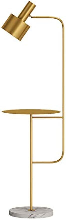 Modern creative floor lamp with built-in table for living room study office bedroom