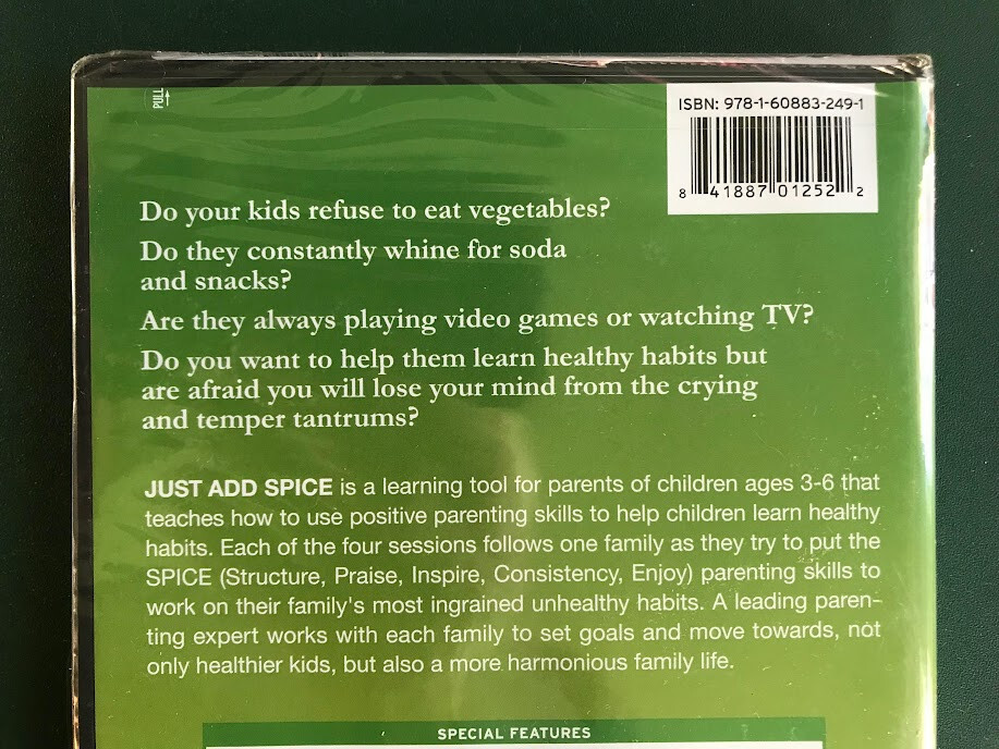 【中古】 Just Add S.P.I.C.E.: Recipe for Happy Healthy Kids (DVD) (Import) Just Add Spice (DVD) parenting tools, 2010, MINT, FACTORY