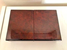 2006 Bombay Wood Grain Lacquer Playing Card Double Pop Up Box