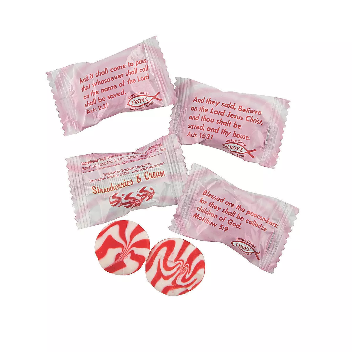Strawberry and 2024 cream hard candy