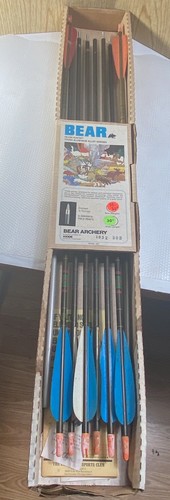 Mixed Lot of 8 Used Bear 8.5 mm Aluminum Alloy Arrows - Picture 3 of 7