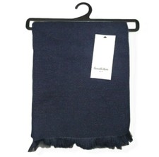 Goodfellow Mens Womens Unisex Navy Blue Gray Reversible Winter Scarf NWT