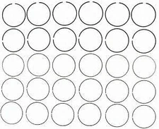 Premiumium Piston Rings  Mahle Original  41786.020