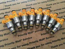 19LB GENUINE BOSCH UPGRADE CHEVY,FORD,DODGE SET OF 8 FUEL INJECTORS 