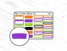 2608-1~~Halloween Mixed Labels Planner Stickers.