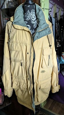 Jacke Tenson Größe 52 Ocker /Khaki Trekking Outdoor Funktionsjacke 