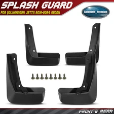 4Pcs Front & Rear Splash Guards Mud Flaps for Volkswagen Jetta 2019-2024 Sedan