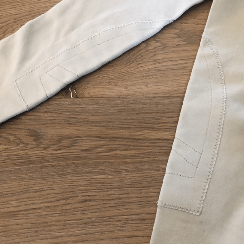Concour Elite Khaki Colored Equestrian Pants, Youth XS - Picture 3 of 8