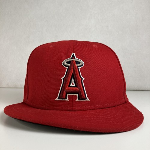 Los Angeles Anaheim Angels New Era 59Fifty Fitted Hat Cap 7 1/2 Rot MLB Baseball - Bild 2 von 9