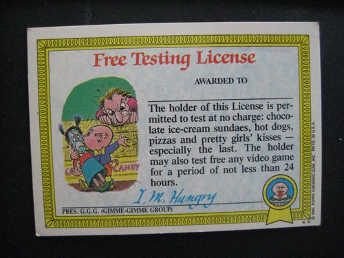1985 Garbage Pail Kids GLOSSY 1st Series Singles OS 1 U-Pick For your Set 6 / 25 - Picture 150 of 158