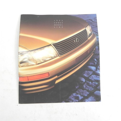 VINTAGE 1995 LEXUS MODEL LINE DEALERSHIP SALES BROCHURE INFORMATION SPECS