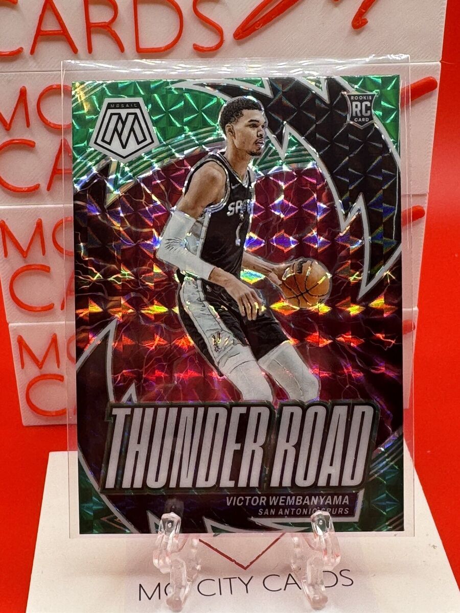 Victor Wembanyama 2023-24 Mosaic NBA Green Prizm Thunder Victor Wembanyama 2023-24 Mosaic NBA Green Prizm Thunder