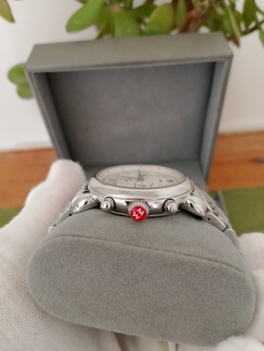MICHELE CSX,CX39 CHRONOGRAPH Stain Still BAND WATCH for women MW03D00A0025 - Picture 7 of 24
