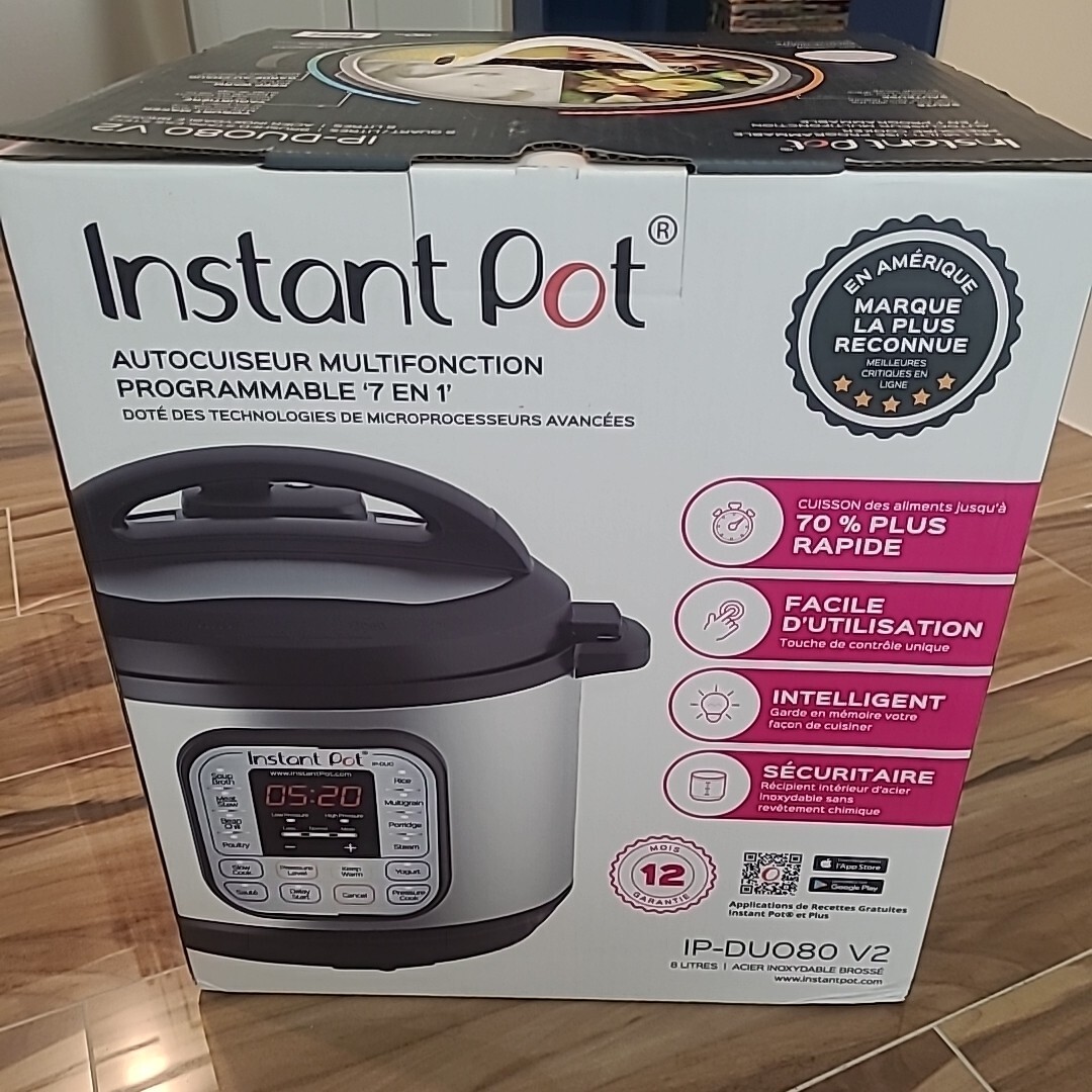 Instant Pot Duo IP-DUO60 V3 6 Quart 7-in-1 Electric Pressure