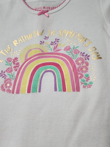 Isaac Mizarahi Girl's 4T Floral Pajama Set "Be The Rainbow ... - Picture 2 of 8