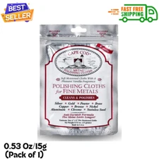 Polishing Cloths for Fine Metals Cleans and Polishes Stainless Steel,0.53 Oz/15g